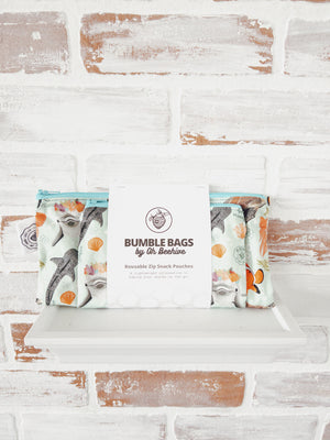 Bumble Bags by Oh Beehive | Reusable Zip Snack Pouches